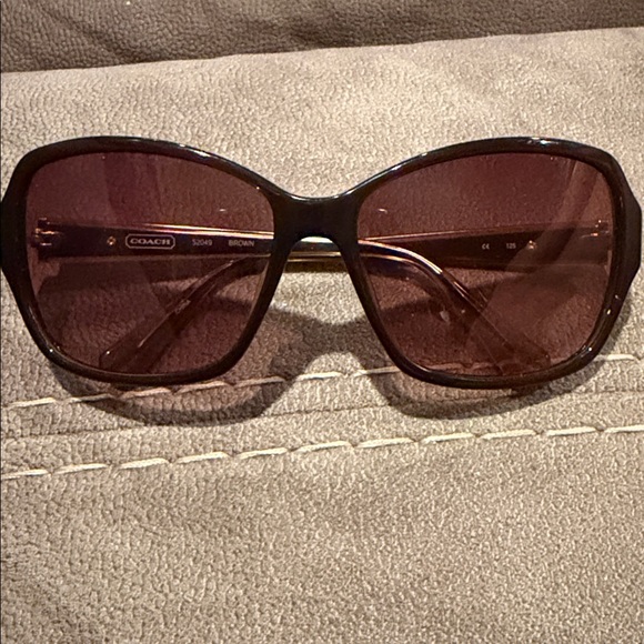 Women’s Coach Dark Brown Designer Sunglasses S2049 - Picture 2 of 4